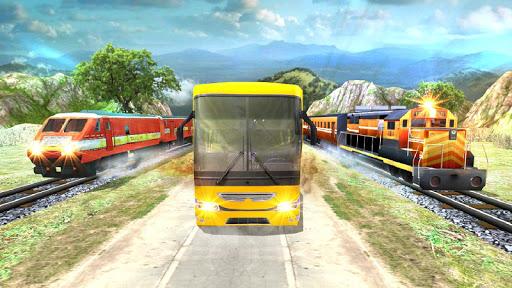 Train Vs Bus Racing - Gameplay image of android game