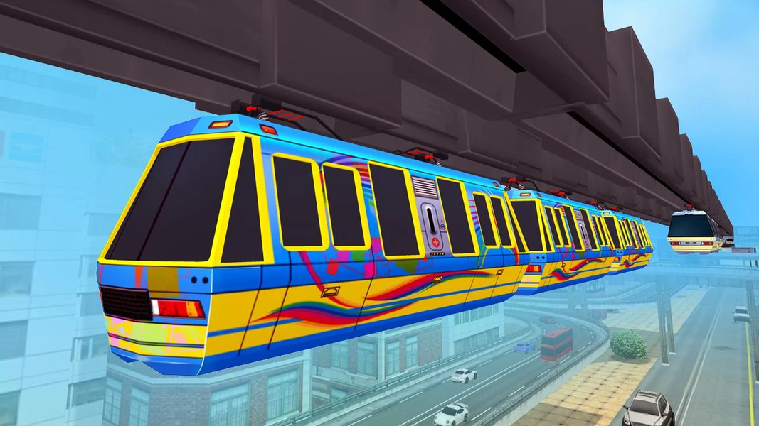 Sky Train Game - Gameplay image of android game