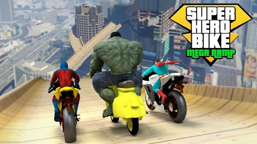 Super Hero Game - Bike Game 3D - Gameplay image of android game