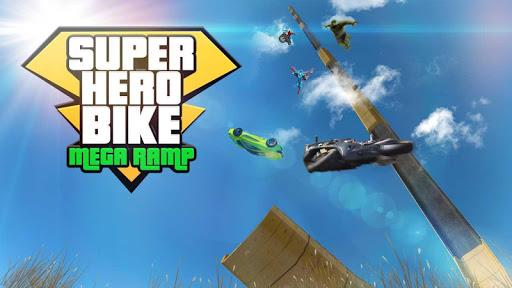 Super Hero Game - Bike Game 3D - Gameplay image of android game