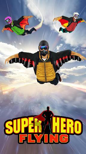 Super Hero Flying - Gameplay image of android game