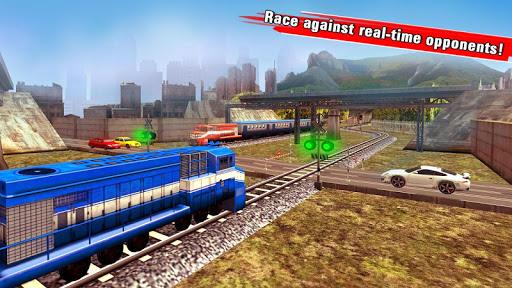 Train Racing Games 3D 2 Player – مسابقه با قطار - Gameplay image of android game