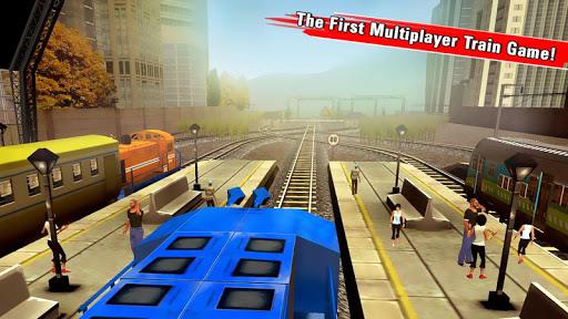 Train Racing Games 3D 2 Player - Gameplay image of android game