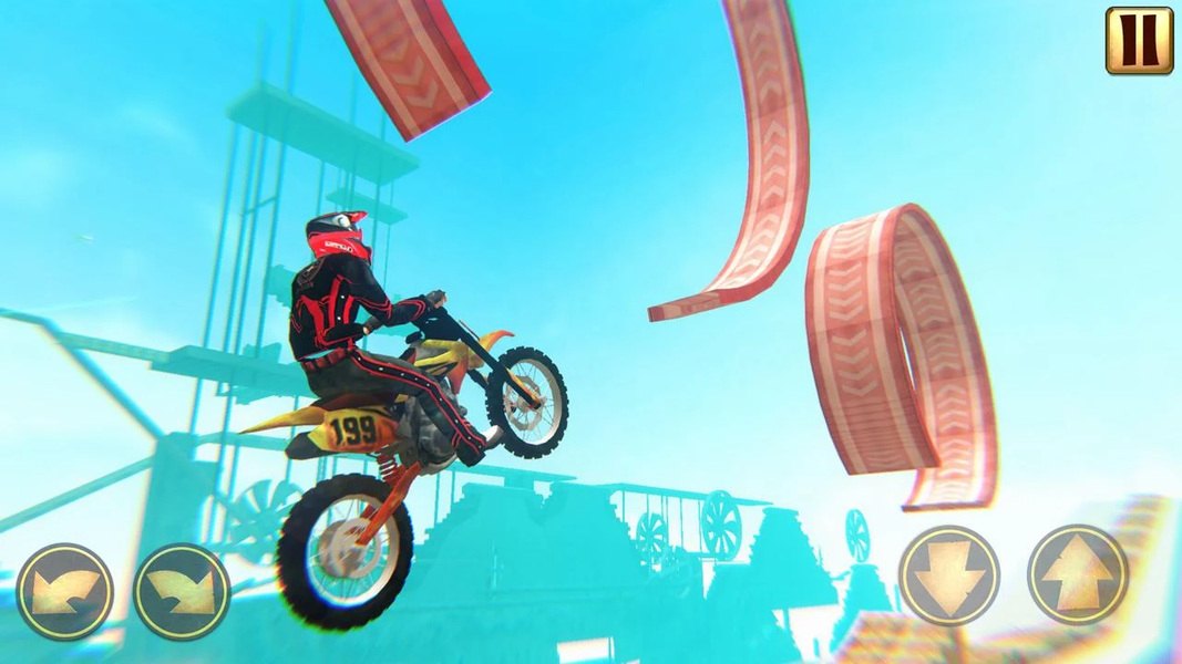 Trial Bike 3D - Bike Stunt Games - Gameplay image of android game