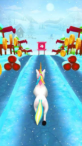 Unicorn Dash: Fun Runner 2 - Gameplay image of android game