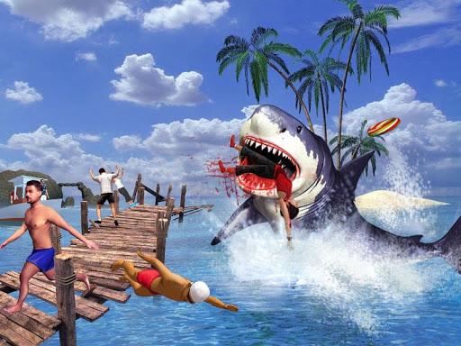 Angry Shark 3D Simulator Game - Image screenshot of android app