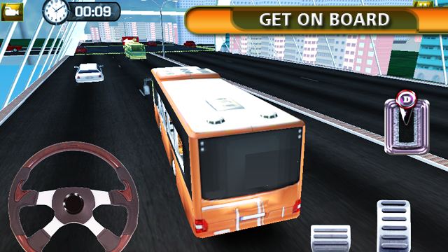 Bus Driving 3D - Gameplay image of android game