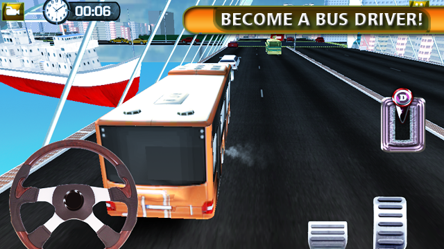 Bus Driving 3D - Gameplay image of android game
