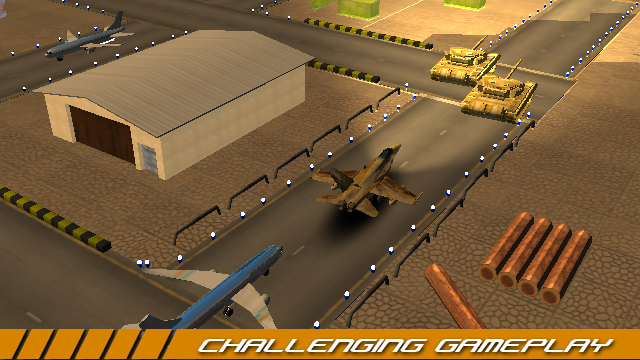 F 16 Driving Simulator - Gameplay image of android game