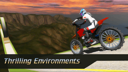 Motorbike Stunts - Gameplay image of android game