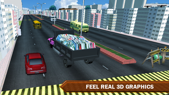 Trash Truck Parking - Gameplay image of android game