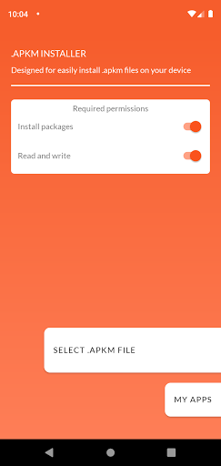 APKM Installer - Image screenshot of android app