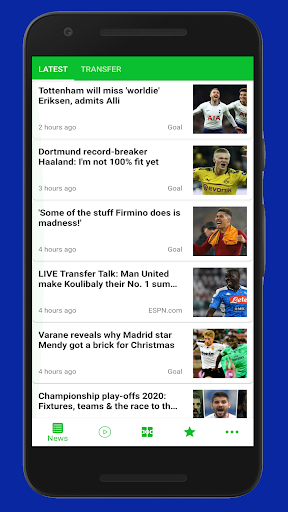 Football News - Soccer News & Scores - عکس برنامه موبایلی اندروید