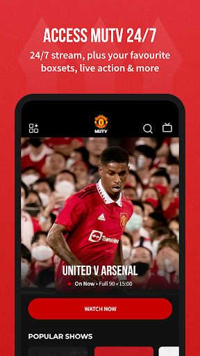 Manchester United Official App - عکس برنامه موبایلی اندروید