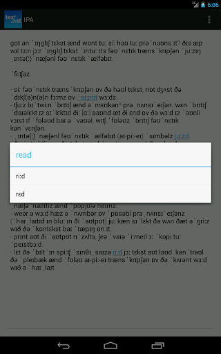toPhonetics Converter - عکس برنامه موبایلی اندروید
