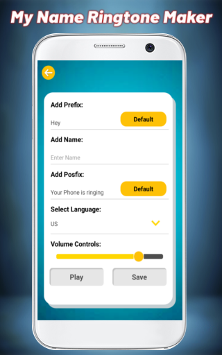 My Name Ringtone Maker 2022 - Image screenshot of android app