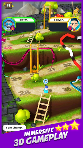 Snakes and Ladders ۳D Online - عکس برنامه موبایلی اندروید