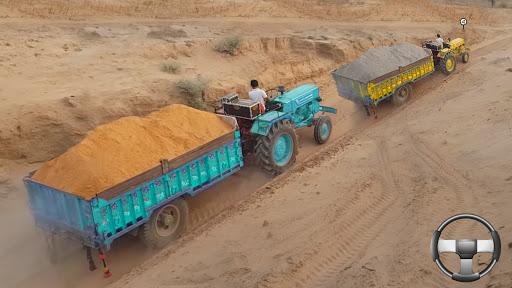 Tractor Trolley Heavy Cargo offroad Simulator Game - عکس بازی موبایلی اندروید