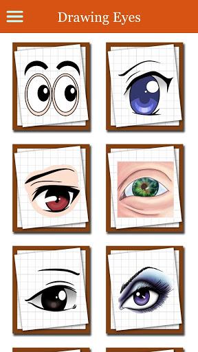 Learn to Draw Eyes - عکس برنامه موبایلی اندروید