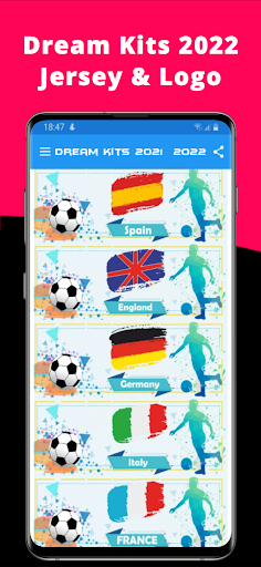 Dream Kits + Stadium 2022 - Image screenshot of android app