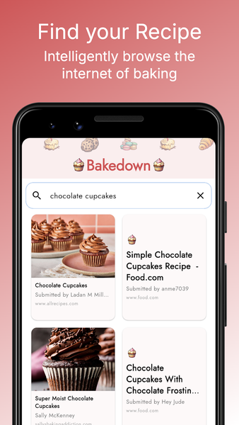 Bakedown: Baking Recipe Book - Image screenshot of android app
