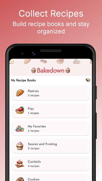 Bakedown: Baking Recipe Book - Image screenshot of android app