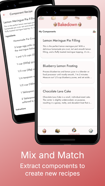 Bakedown: Baking Recipe Book - Image screenshot of android app