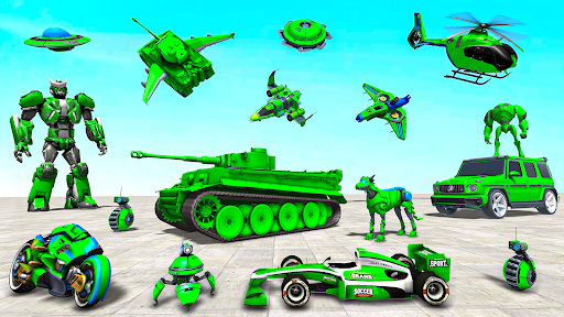 Army Tank Game Robot Car Games - Image screenshot of android app