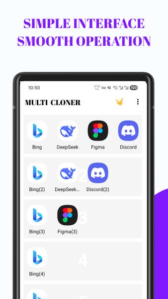 Multi Cloner: Dual Space - عکس برنامه موبایلی اندروید