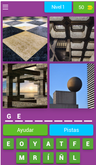 4 Fotos 1 Palabra 2024 - Gameplay image of android game