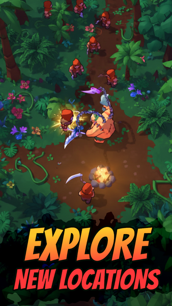 Butcher hero: hook'n'chew RPG - Gameplay image of android game