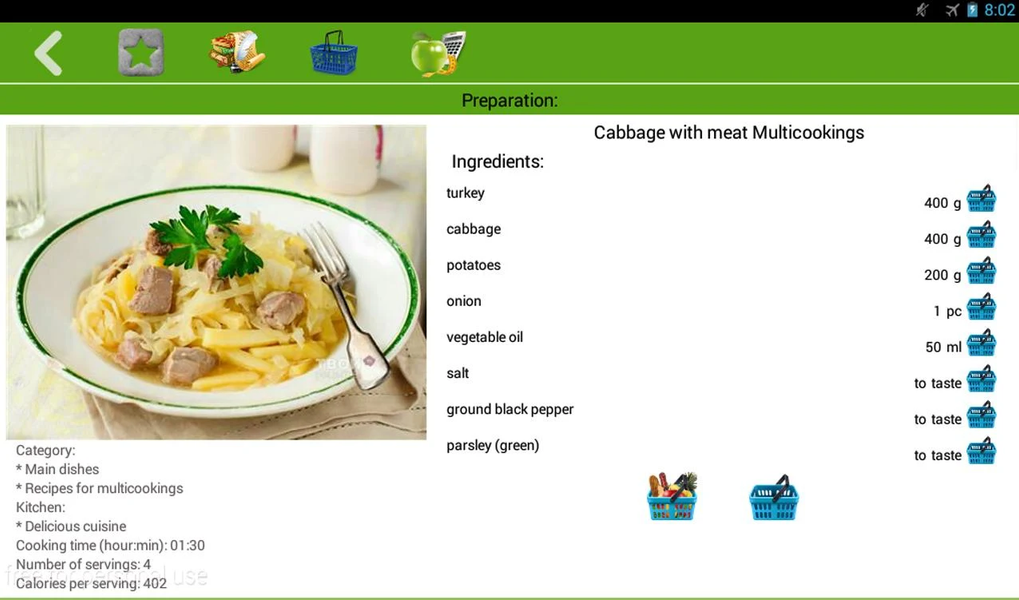 Multicooking recipes - عکس برنامه موبایلی اندروید