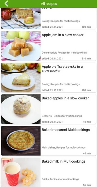 Multicooking recipes - عکس برنامه موبایلی اندروید
