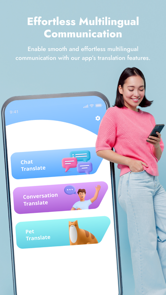 Chat Translator for All - عکس برنامه موبایلی اندروید