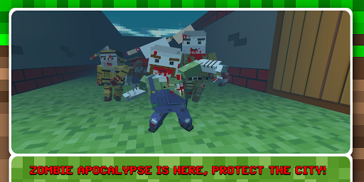 Blocky Gun Warfare Zombie - عکس بازی موبایلی اندروید