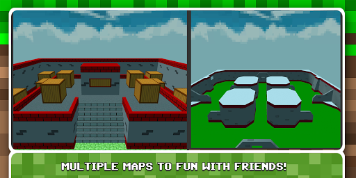 Blocky Gun Warfare Zombie - Gameplay image of android game