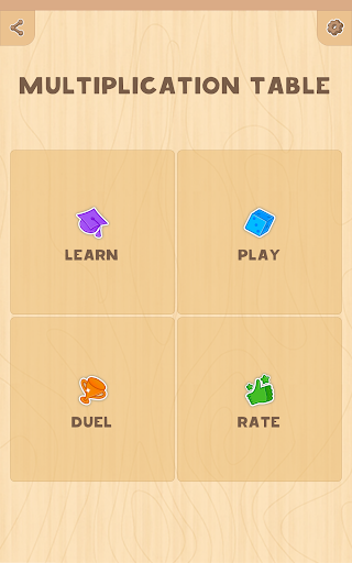 Multiplication table (Math) - عکس بازی موبایلی اندروید