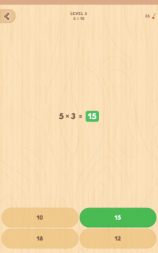 Multiplication table (Math) - عکس بازی موبایلی اندروید
