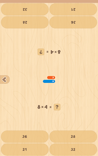 Multiplication table (Math) - عکس بازی موبایلی اندروید