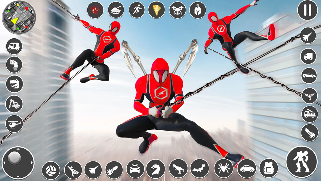 Spider Robot Hero Car Games - عکس بازی موبایلی اندروید