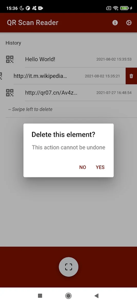 QR Scan Reader - Image screenshot of android app