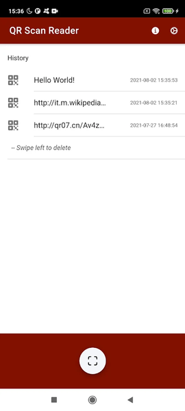 QR Scan Reader - Image screenshot of android app