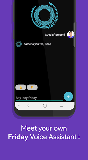 Friday: Smart Personal Assistant - Image screenshot of android app