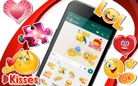 💕😍WAStickerApps animated stickers for Whatsapp – استیکر متحرک واتساپ - عکس برنامه موبایلی اندروید