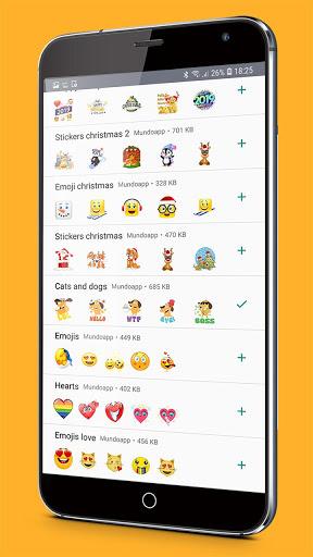 😊WAStickerApps emojis stickers for whatsapp - عکس برنامه موبایلی اندروید