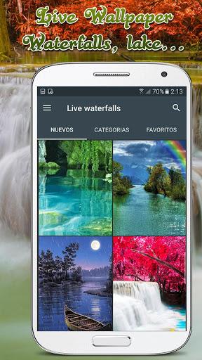 Waterfall live wallpaper real - عکس برنامه موبایلی اندروید