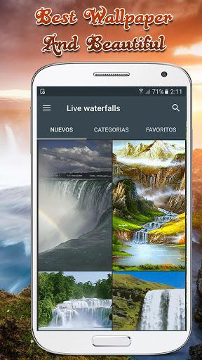 Waterfall live wallpaper real - عکس برنامه موبایلی اندروید