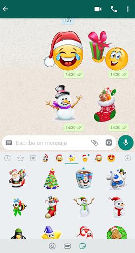 Christmas stickers for whatsapp - WAStickerApps - عکس برنامه موبایلی اندروید