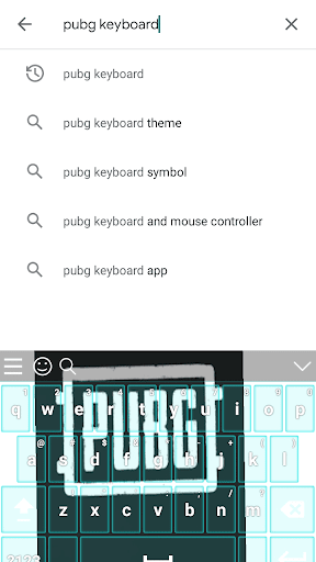 pubg keyboard theme