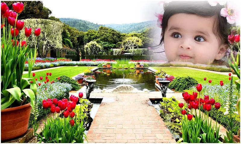 Garden Photo Frames - Image screenshot of android app